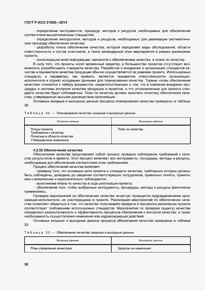 Страница 34 ГОСТ Р ИСО 21500-2014