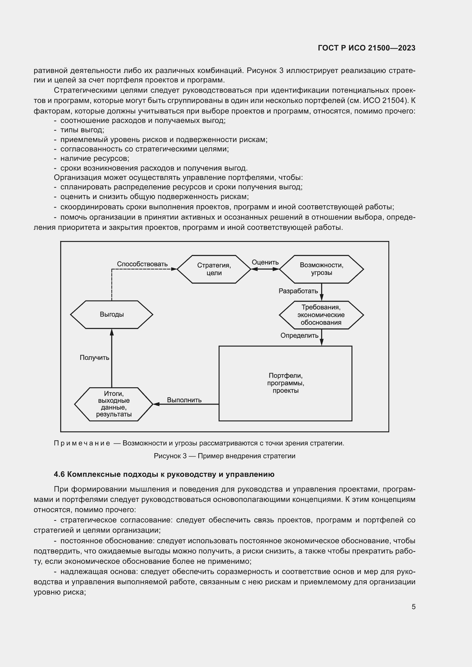 Страница 9 ГОСТ Р ИСО 21500-2023