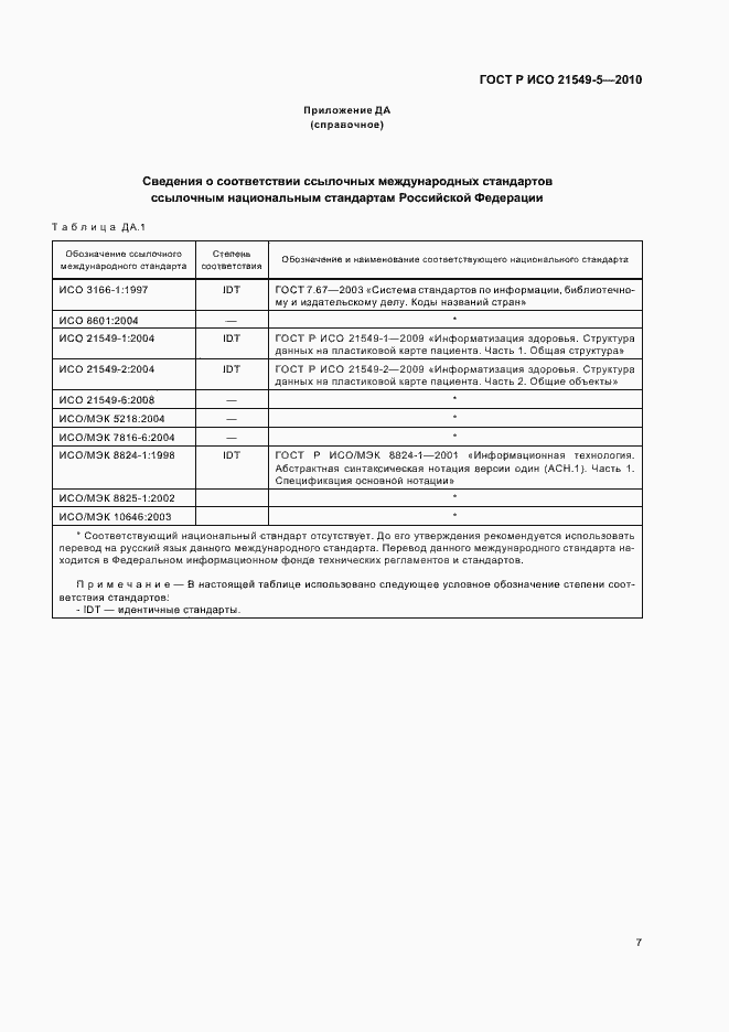 Страница 13 ГОСТ Р ИСО 21549-5-2010