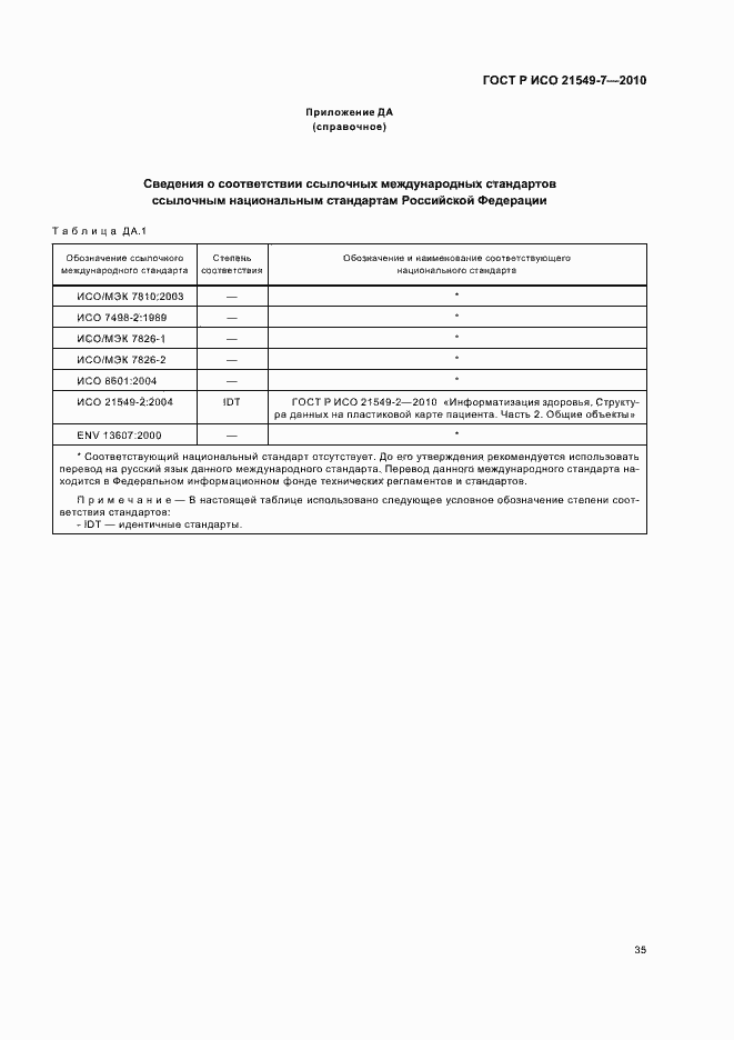 Страница 41 ГОСТ Р ИСО 21549-7-2010