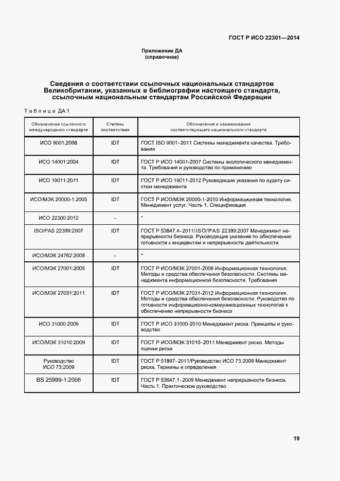 Страница 25 ГОСТ Р ИСО 22301-2014