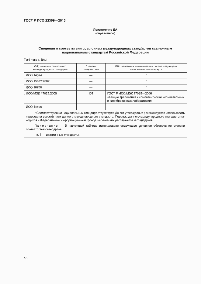 Страница 22 ГОСТ Р ИСО 22309-2015