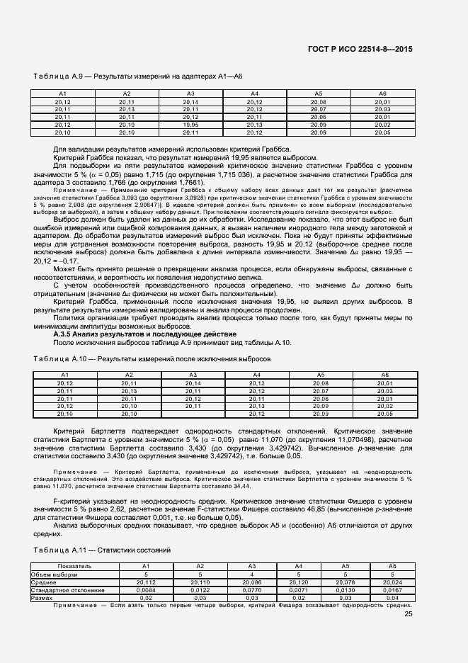 Страница 29 ГОСТ Р ИСО 22514-8-2015