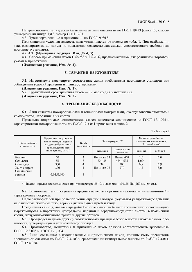 Страница 6 ГОСТ 5470-75