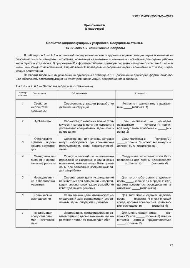 Страница 30 ГОСТ Р ИСО 25539-2-2012