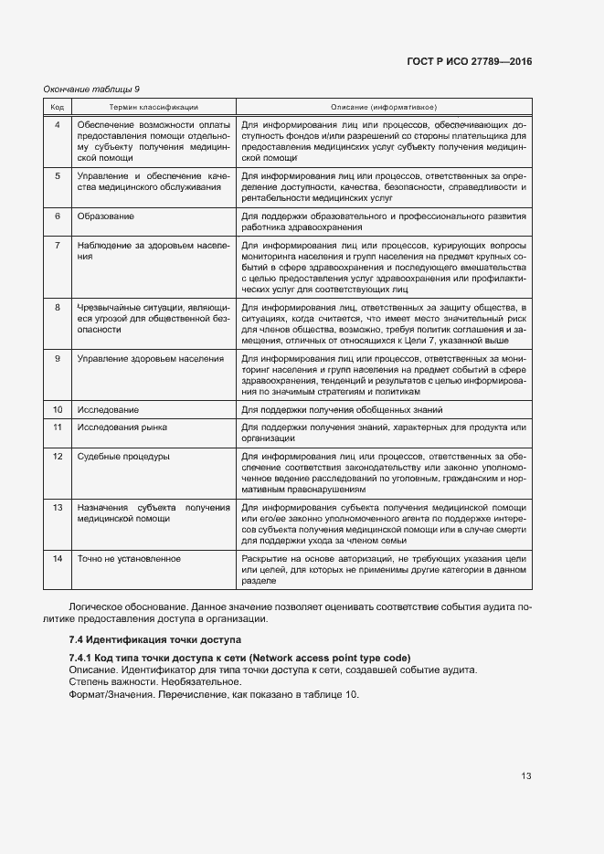 Страница 18 ГОСТ Р ИСО 27789-2016