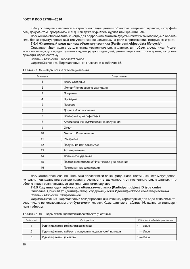 Страница 23 ГОСТ Р ИСО 27789-2016
