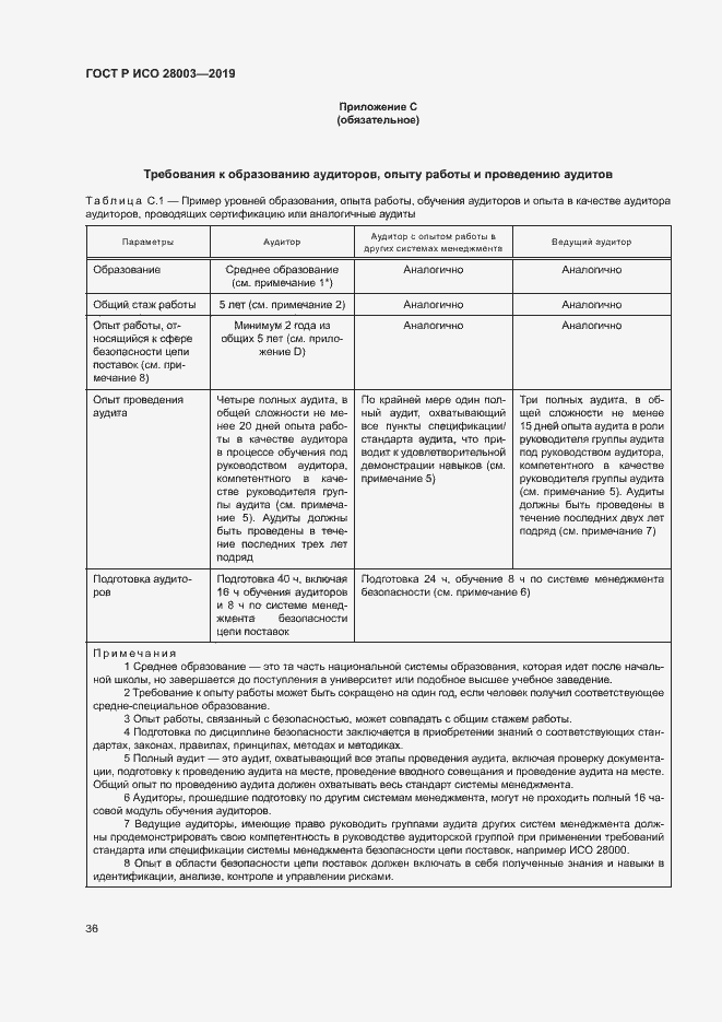 Страница 41 ГОСТ Р ИСО 28003-2019