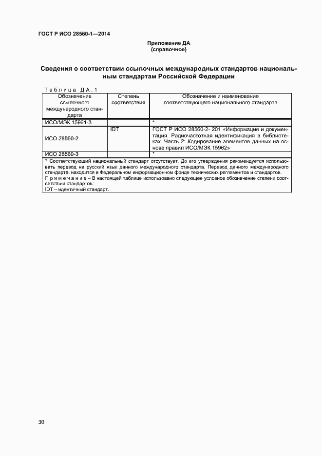 Страница 34 ГОСТ Р ИСО 28560-1-2014