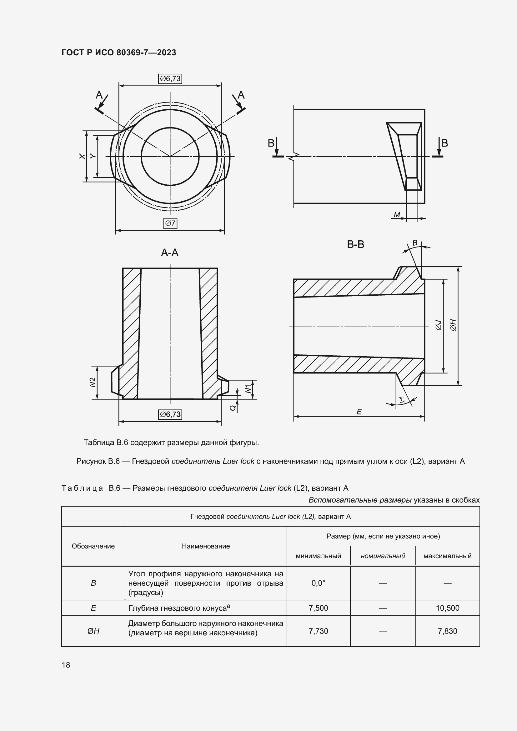 Страница 22 ГОСТ Р ИСО 80369-7-2023