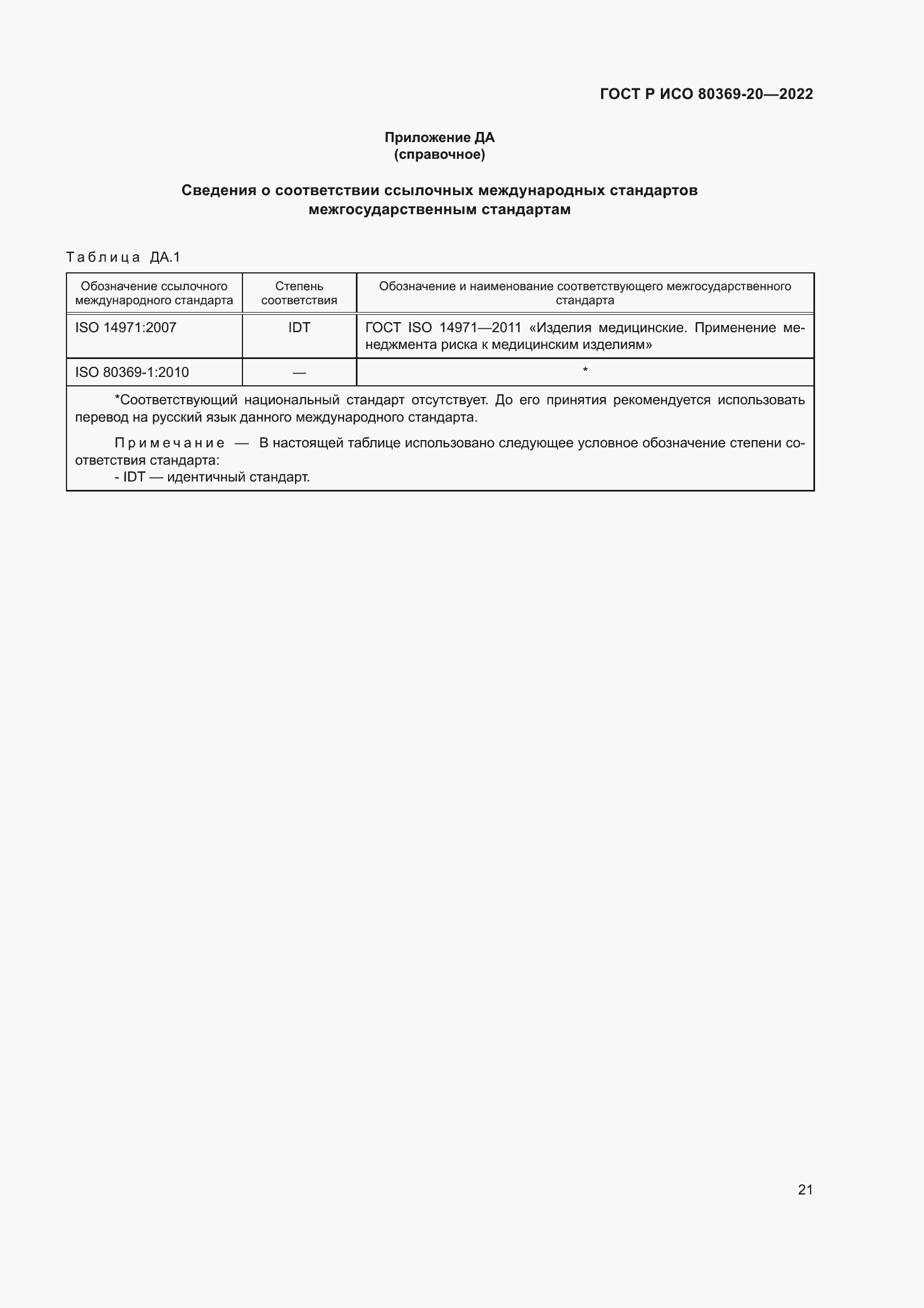 Страница 25 ГОСТ Р ИСО 80369-20-2022