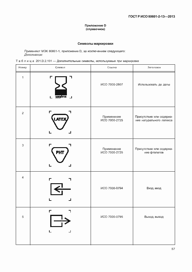 Страница 62 ГОСТ Р ИСО 80601-2-13-2013