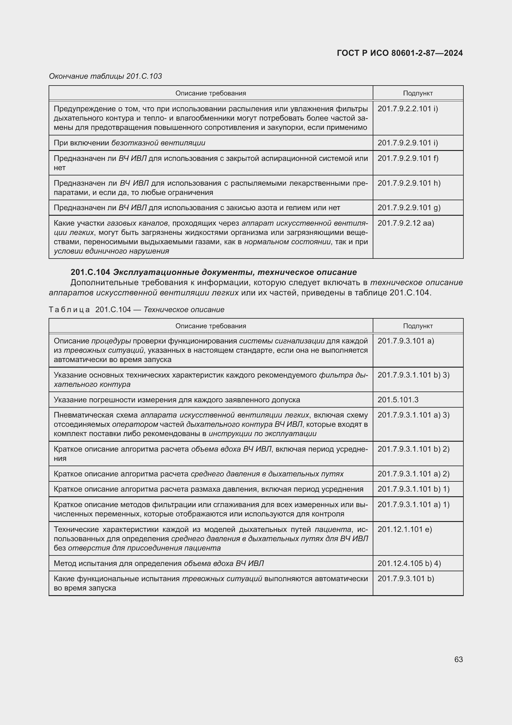 Страница 67 ГОСТ Р ИСО 80601-2-87-2024