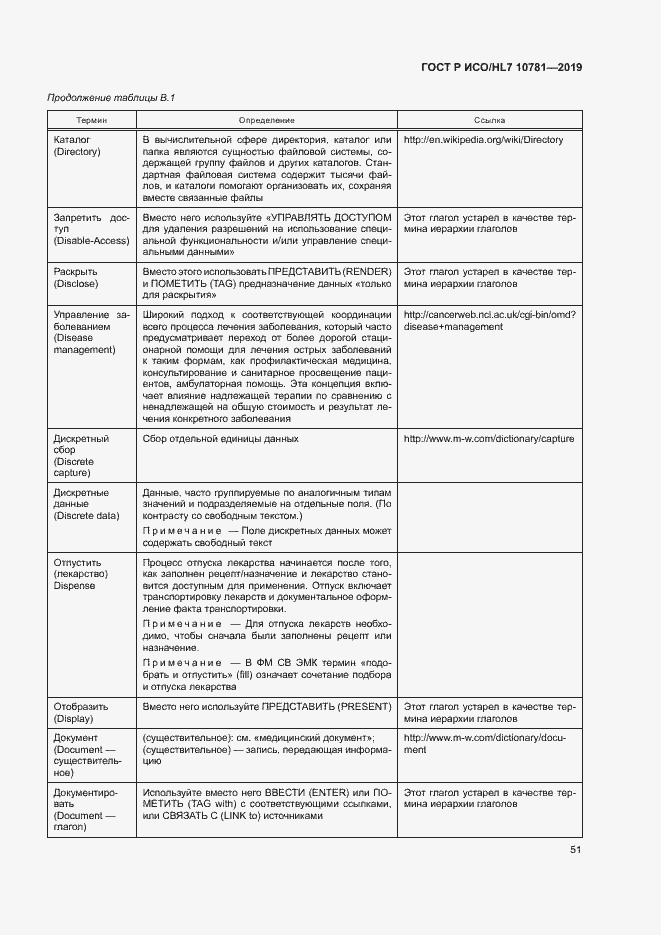 Страница 57 ГОСТ Р ИСО/HL7 10781-2019