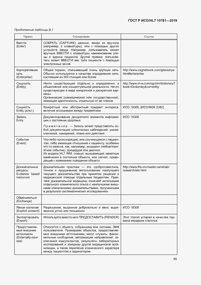 Страница 61 ГОСТ Р ИСО/HL7 10781-2019