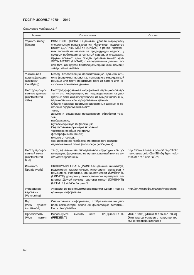 Страница 88 ГОСТ Р ИСО/HL7 10781-2019