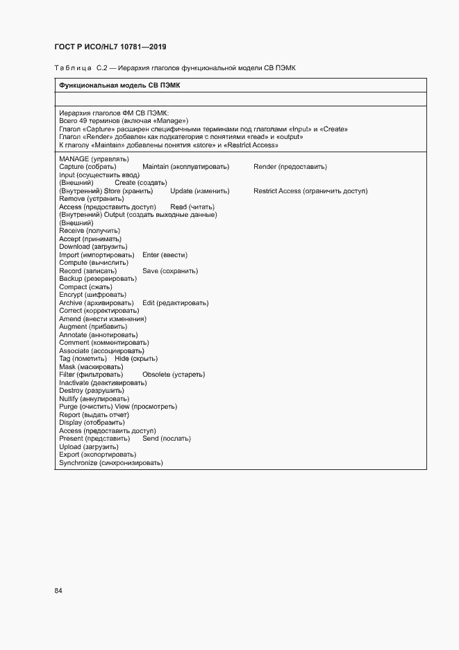 Страница 90 ГОСТ Р ИСО/HL7 10781-2019