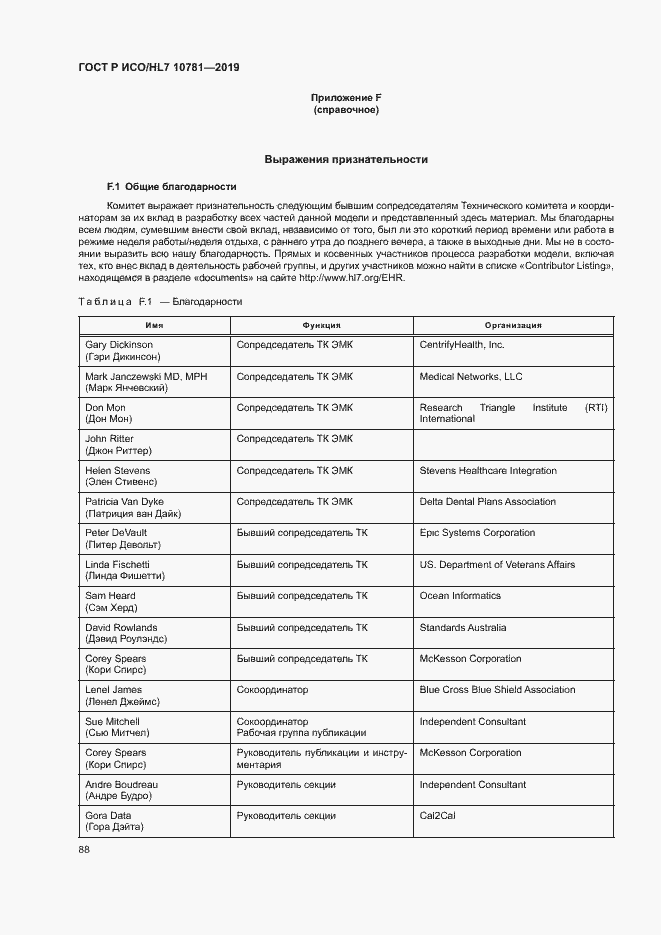 Страница 94 ГОСТ Р ИСО/HL7 10781-2019