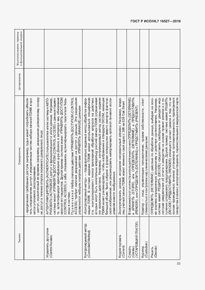 Страница 39 ГОСТ Р ИСО/HL7 16527-2019