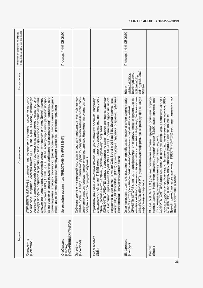 Страница 41 ГОСТ Р ИСО/HL7 16527-2019
