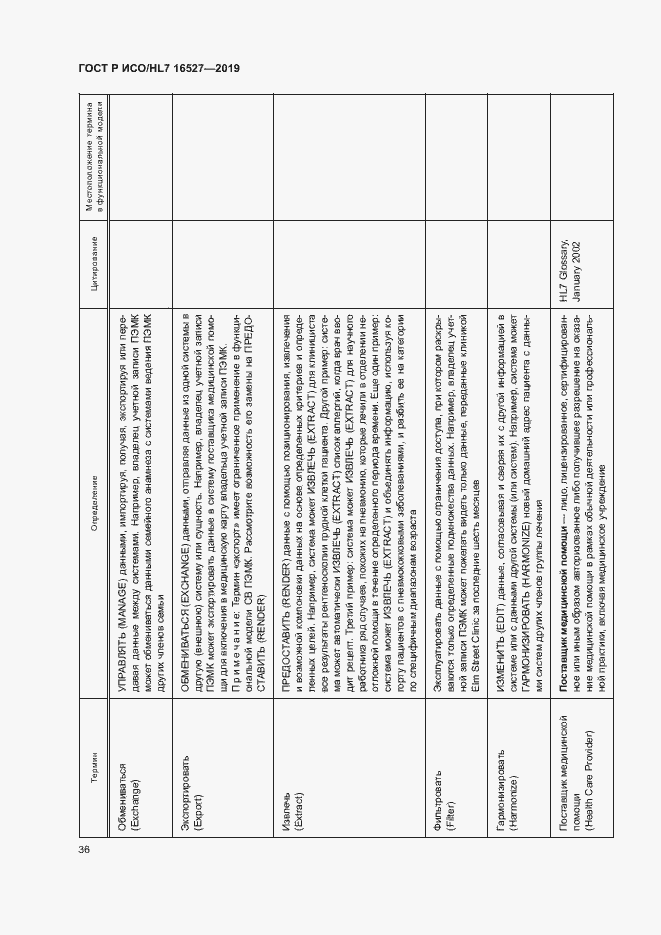 Страница 42 ГОСТ Р ИСО/HL7 16527-2019