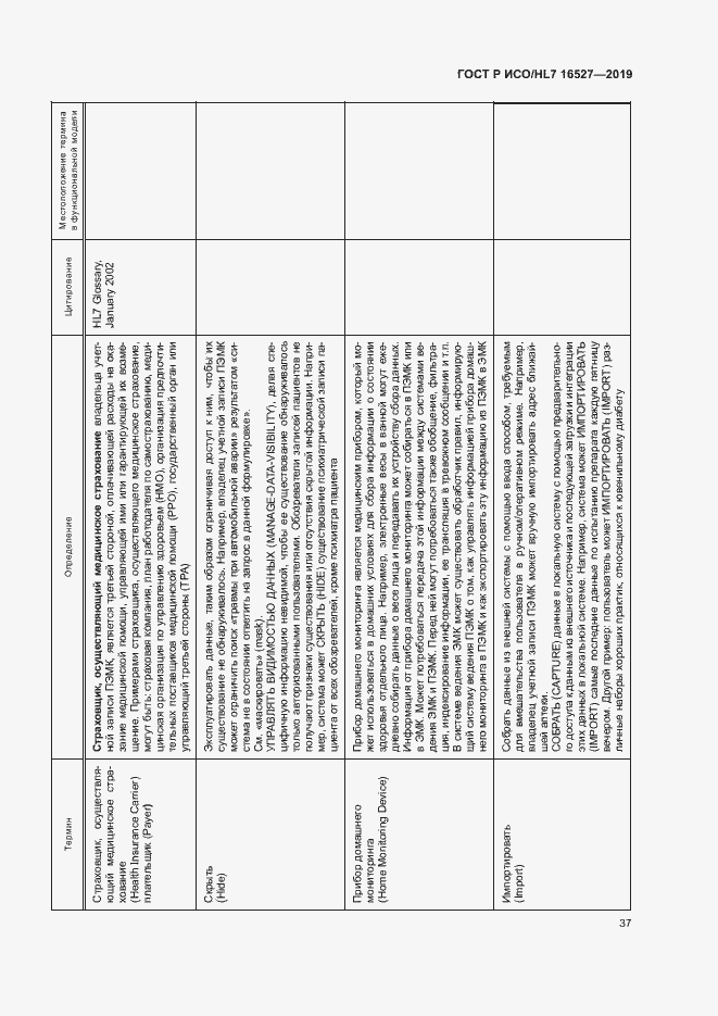 Страница 43 ГОСТ Р ИСО/HL7 16527-2019