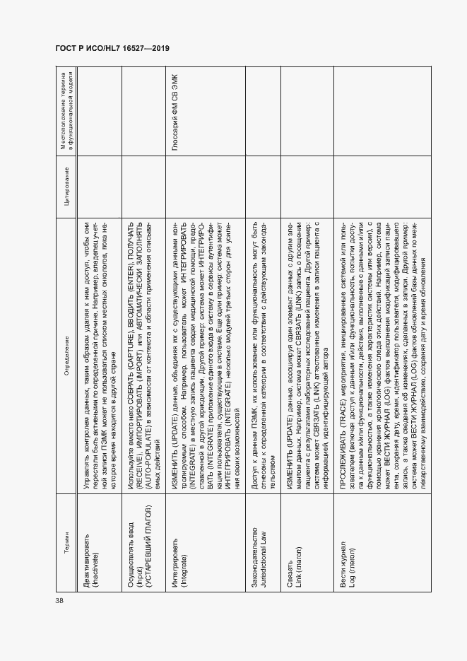 Страница 44 ГОСТ Р ИСО/HL7 16527-2019