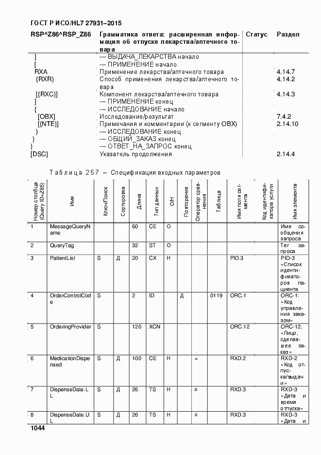 Страница 1050 ГОСТ Р ИСО/HL7 27931-2015