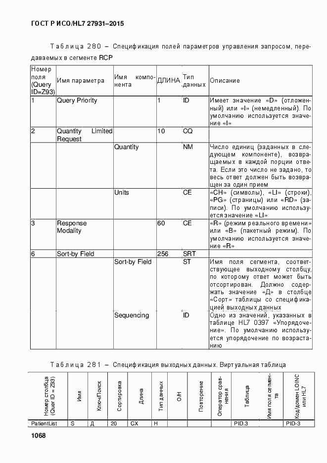 Страница 1074 ГОСТ Р ИСО/HL7 27931-2015