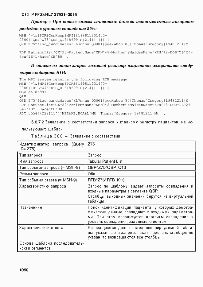 Страница 1096 ГОСТ Р ИСО/HL7 27931-2015