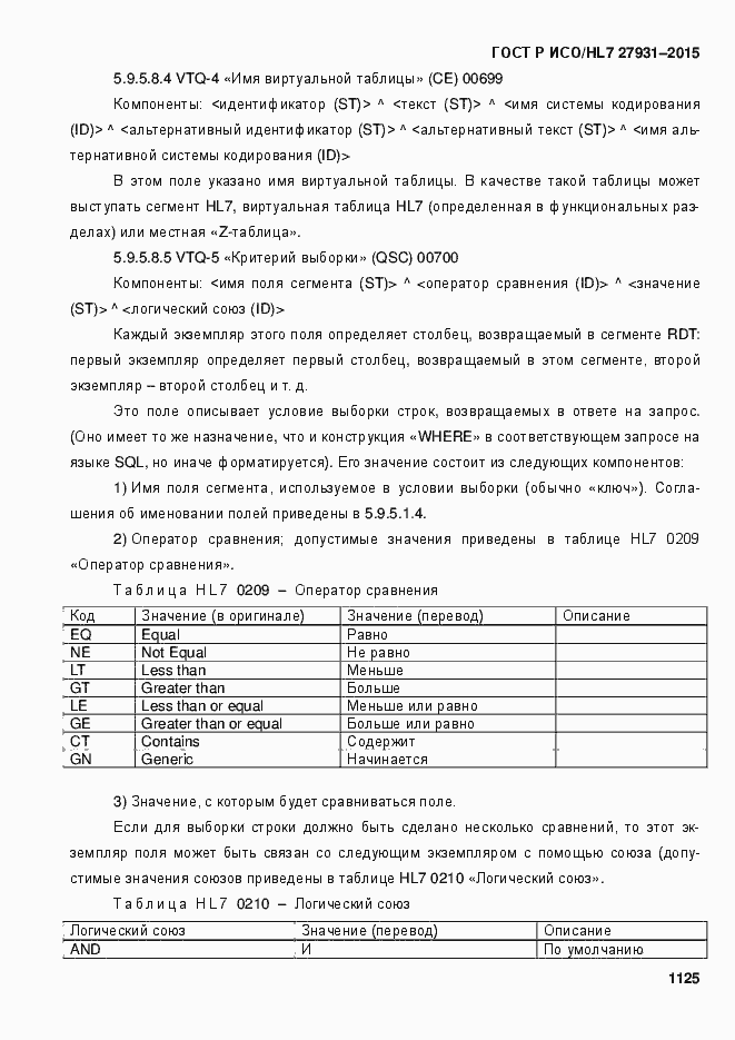 Страница 1131 ГОСТ Р ИСО/HL7 27931-2015