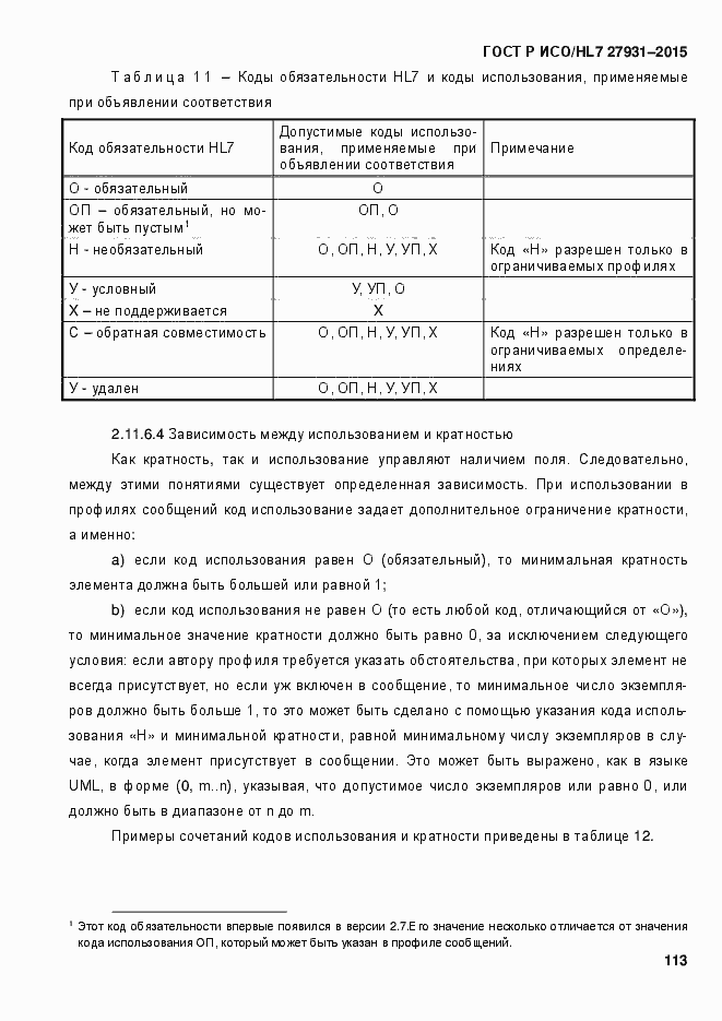 Страница 119 ГОСТ Р ИСО/HL7 27931-2015