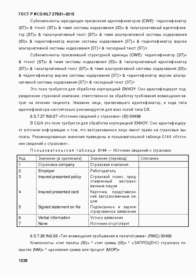Страница 1234 ГОСТ Р ИСО/HL7 27931-2015