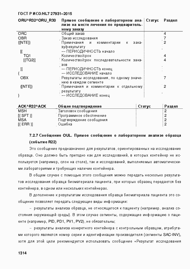 Страница 1320 ГОСТ Р ИСО/HL7 27931-2015