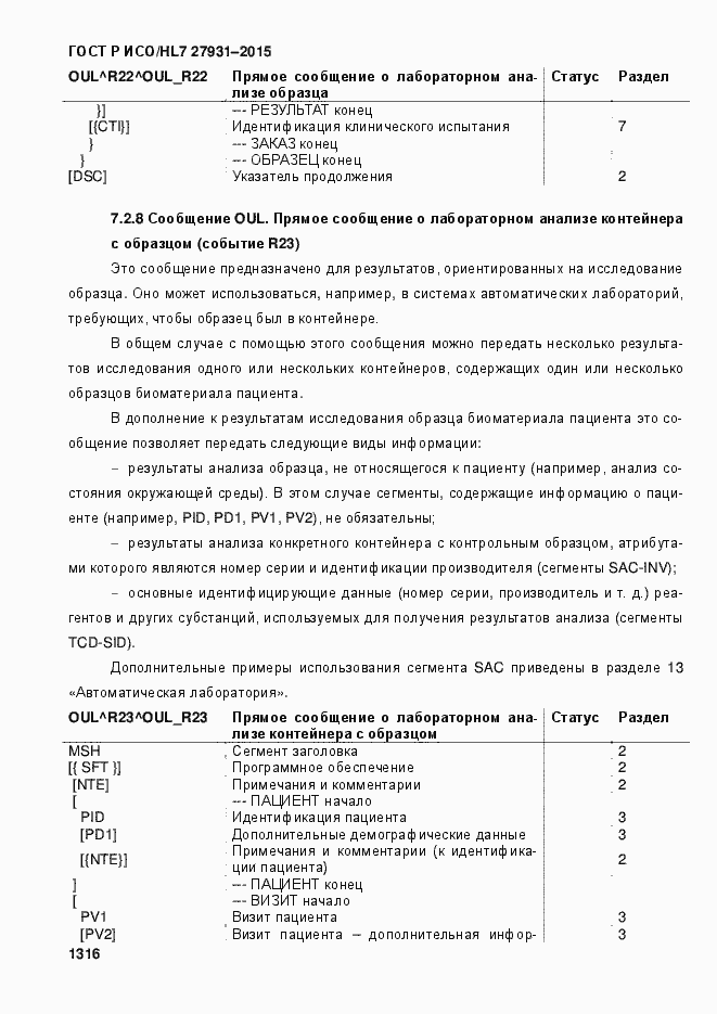 Страница 1322 ГОСТ Р ИСО/HL7 27931-2015
