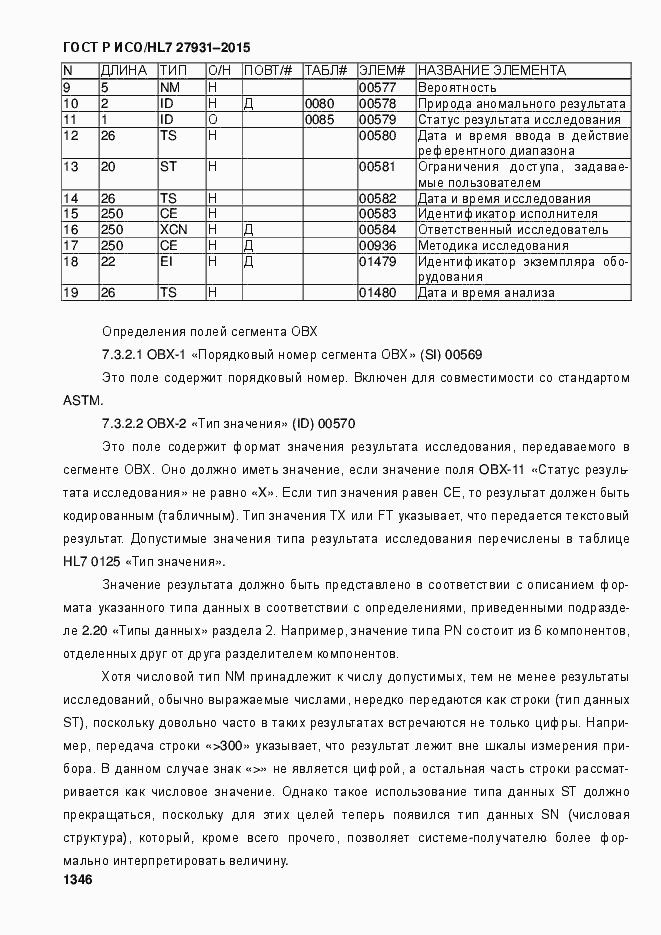 Страница 1352 ГОСТ Р ИСО/HL7 27931-2015