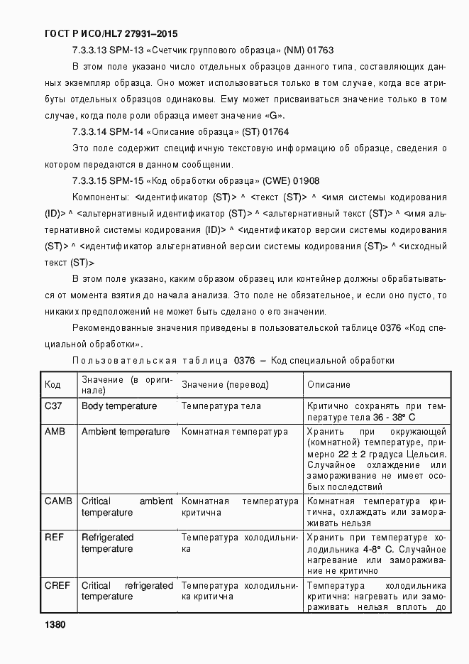 Страница 1386 ГОСТ Р ИСО/HL7 27931-2015
