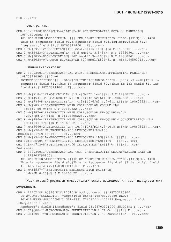 Страница 1395 ГОСТ Р ИСО/HL7 27931-2015