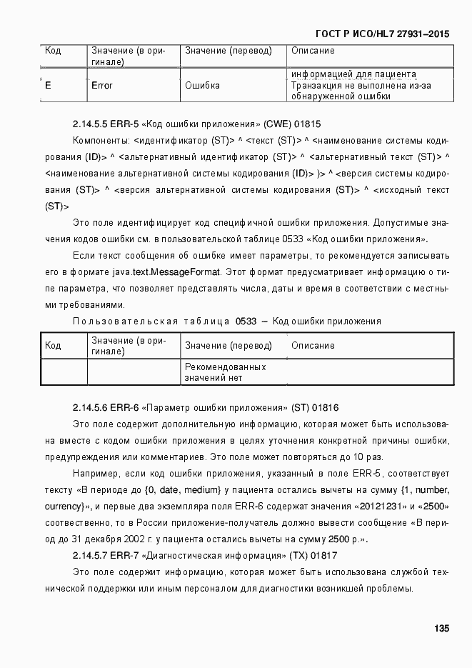 Страница 141 ГОСТ Р ИСО/HL7 27931-2015
