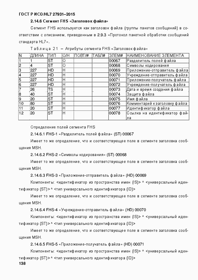 Страница 144 ГОСТ Р ИСО/HL7 27931-2015