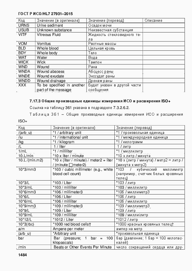 Страница 1490 ГОСТ Р ИСО/HL7 27931-2015