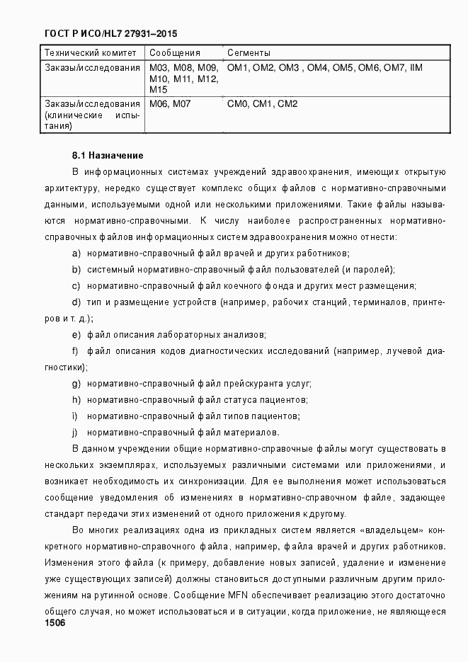 Страница 1512 ГОСТ Р ИСО/HL7 27931-2015
