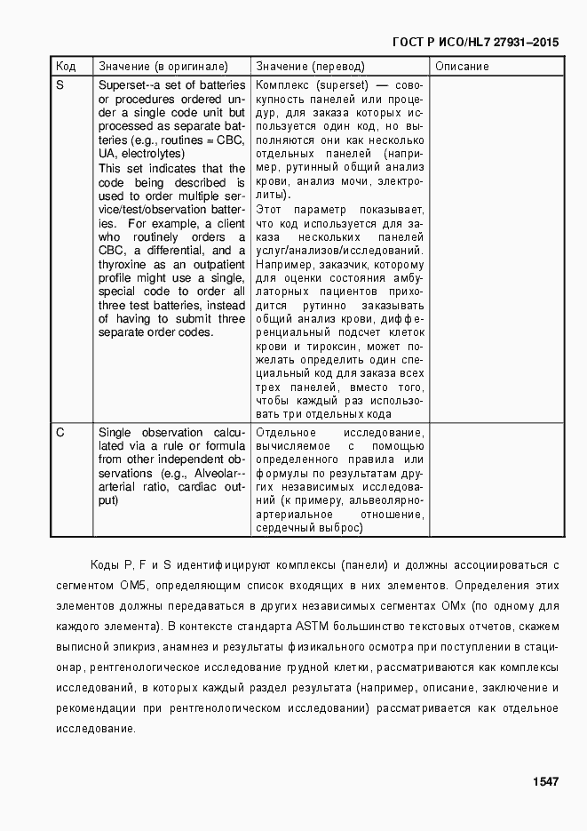 Страница 1553 ГОСТ Р ИСО/HL7 27931-2015