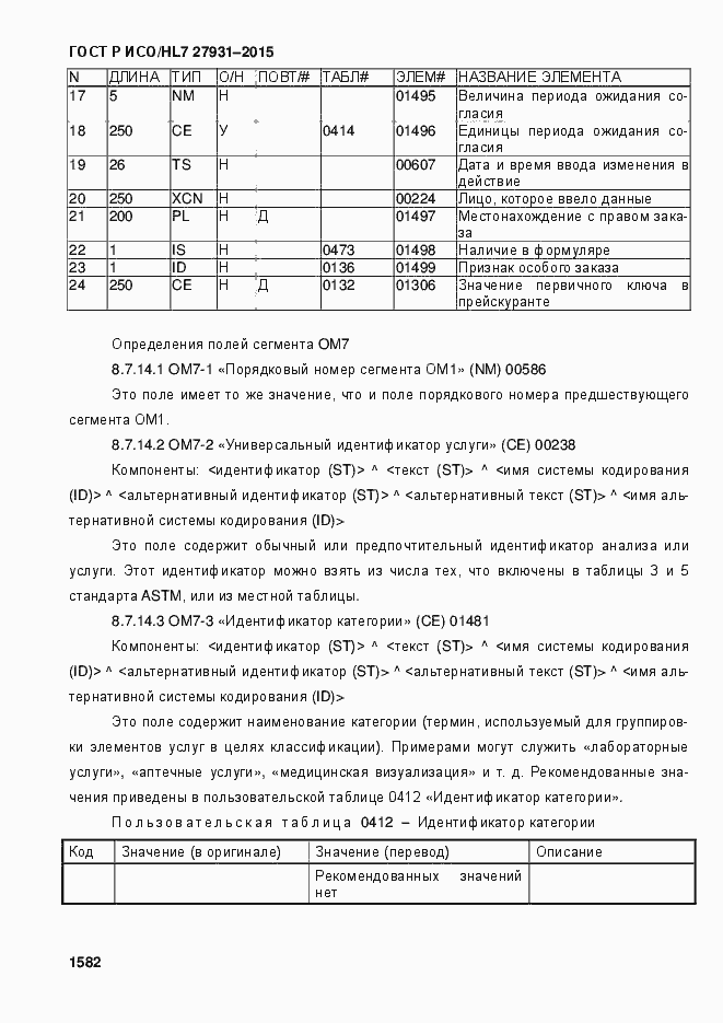Страница 1588 ГОСТ Р ИСО/HL7 27931-2015