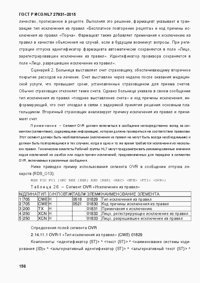 Страница 162 ГОСТ Р ИСО/HL7 27931-2015