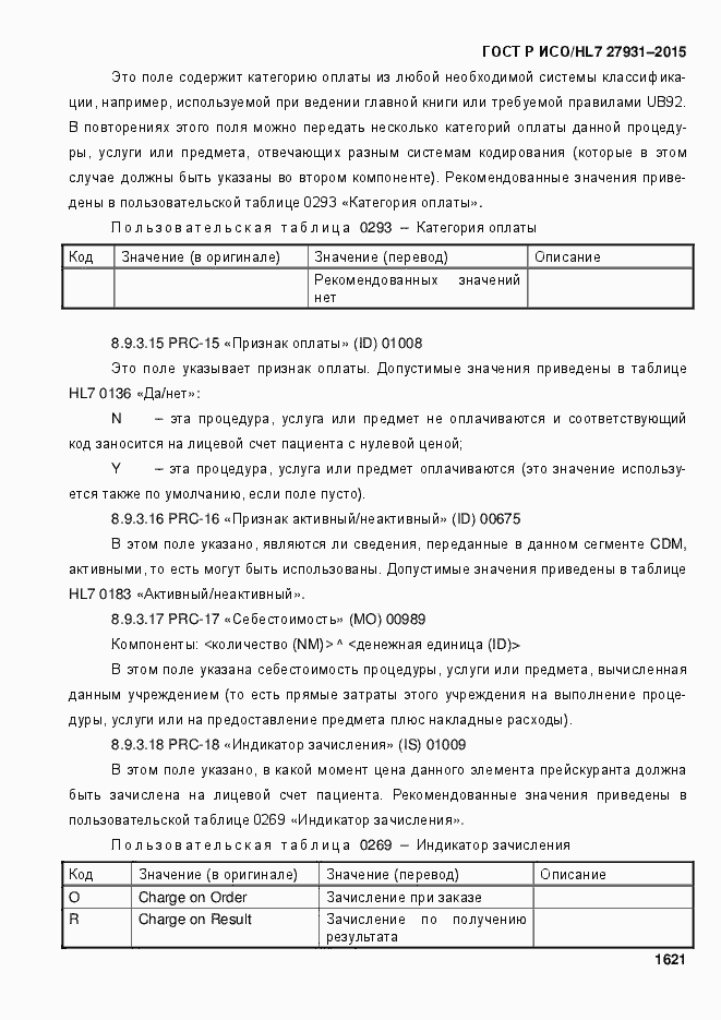 Страница 1627 ГОСТ Р ИСО/HL7 27931-2015