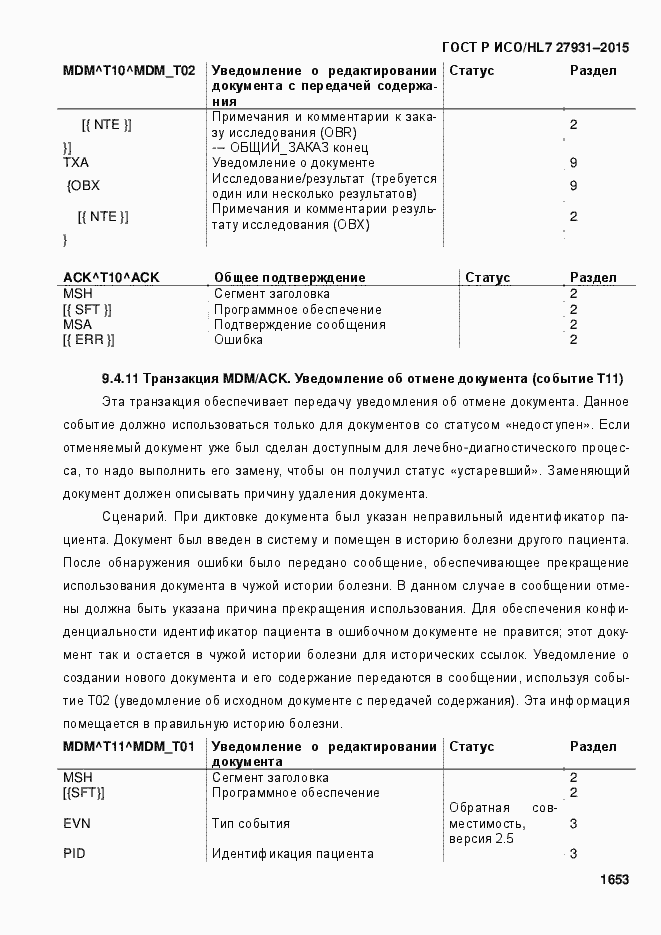 Страница 1659 ГОСТ Р ИСО/HL7 27931-2015