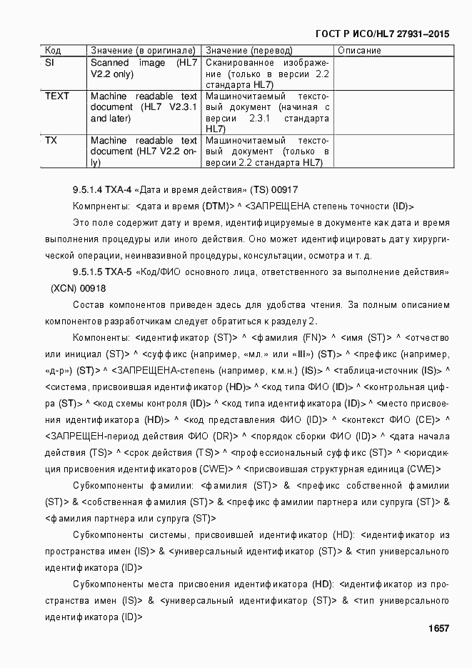 Страница 1663 ГОСТ Р ИСО/HL7 27931-2015