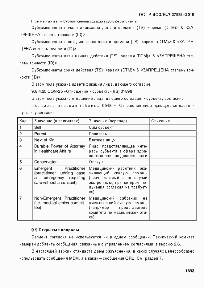 Страница 1699 ГОСТ Р ИСО/HL7 27931-2015