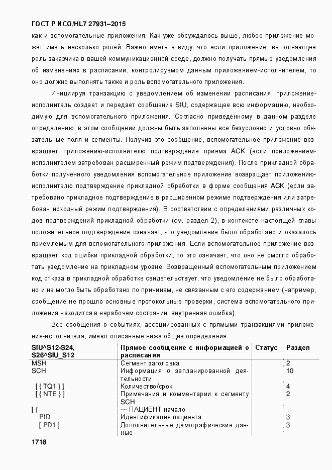 Страница 1724 ГОСТ Р ИСО/HL7 27931-2015